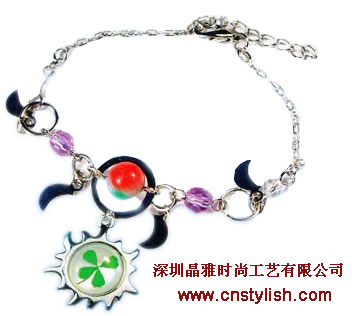 供应幸运草（四叶草）琥珀精品