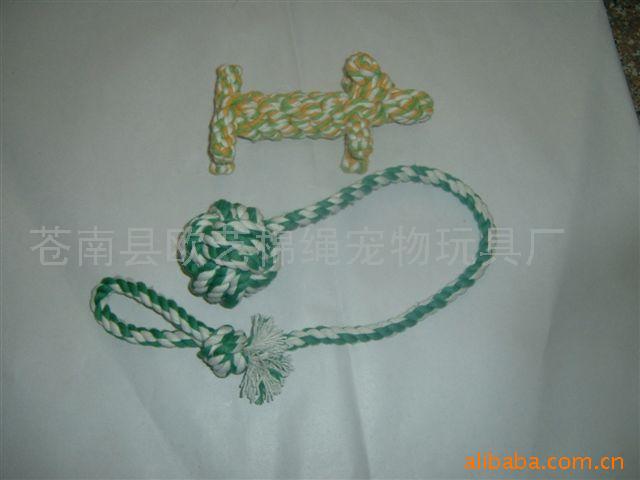 供应棉绳玩具狗