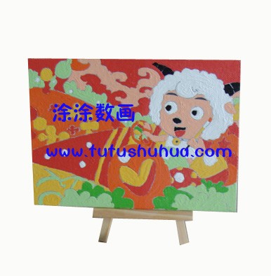供应涂涂数画diy数字油画