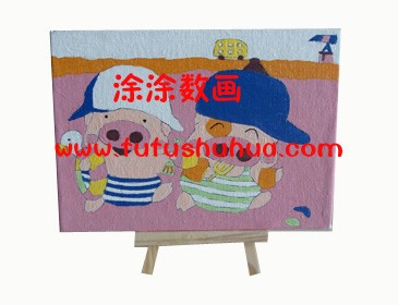 供应1低价3*18cm数字画数字油画