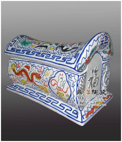 供应陶瓷骨灰盒 景德镇高档骨灰盒 殡葬用品