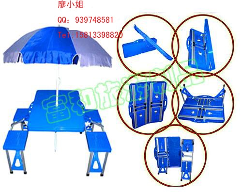 供应折叠台联体桌椅