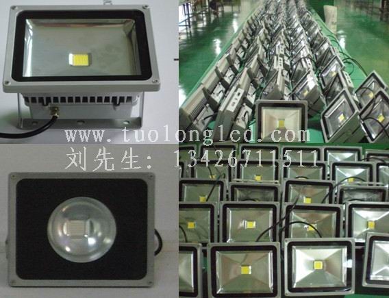 供应七彩集成LED投光灯 30-100W