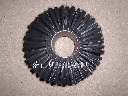  齿轮组合式尼龙刷轮