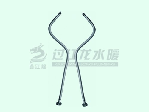 供应单枪进水管、王益洁具豪华不锈钢单枪短头管