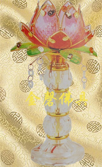 供应12寸水晶妙莲灯