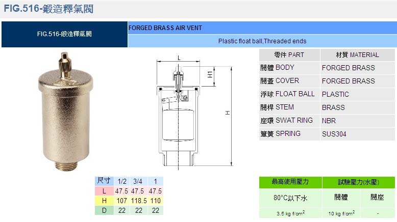 供应锻造释气阀