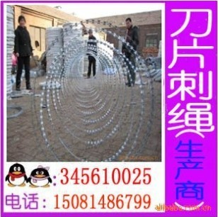 供应供应监狱防护护栏网 机场护栏防攀爬网 不锈钢刀片刺绳
