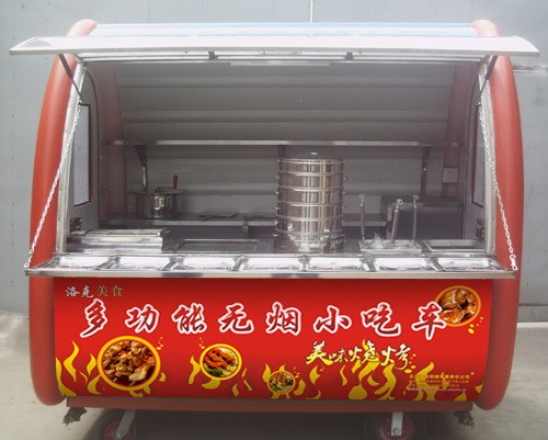 洛克小吃车|豪华小吃车|环保小吃车|无污染小吃车