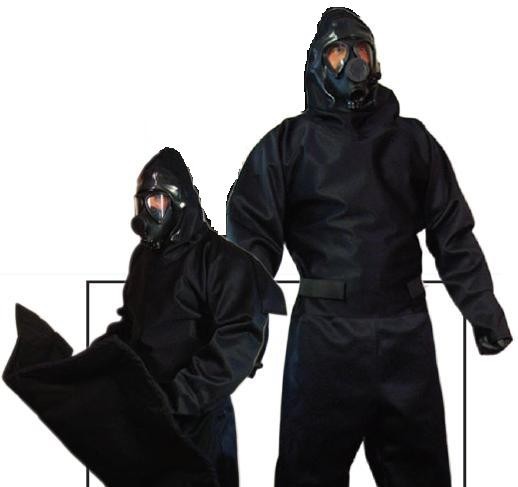 全封闭核辐射生化服防护服 