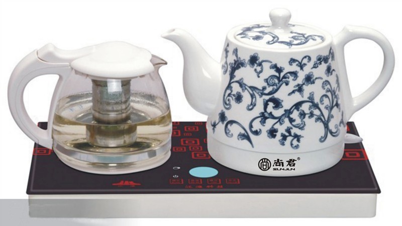 供应尚君品牌陶瓷套装电热水壶