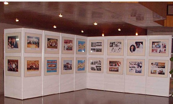 供应展览广告屏风，成都室内画展屏风