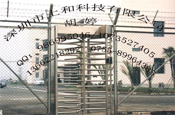 供应深圳全高十字旋转闸 豪华双向门