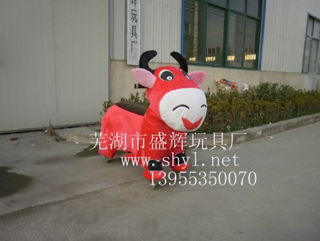 毛绒电瓶车 毛绒车