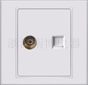 供应A9系列墙壁开关 电视/电话插座