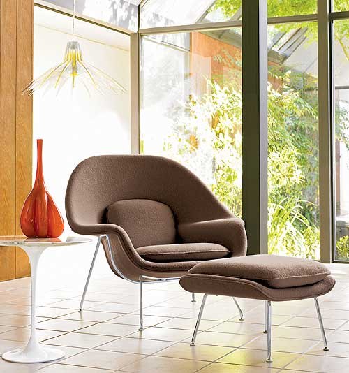 子宮椅 (Womb Chair and Ottoman)/休闲椅/躺椅/中盈