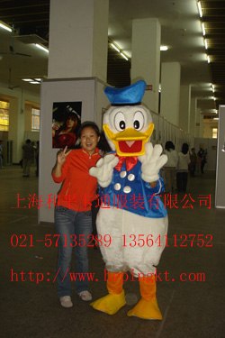 供应卡通服装 动漫服装 唐老鸭演出道具服饰