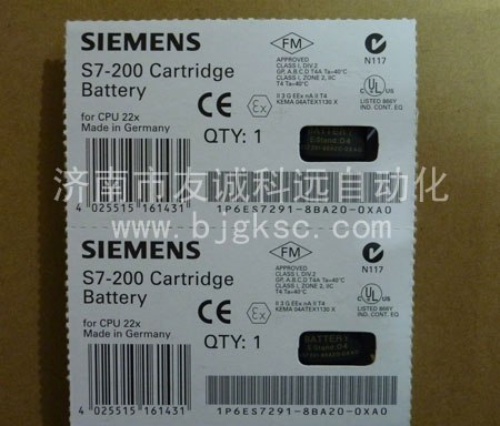山东济南/天津市供应西门子plc锂电池6ES7291-8BA20-OXAO