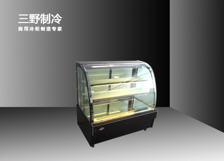 供应圆弧玻璃蛋糕柜