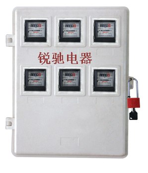 供应6表位玻璃钢电表箱