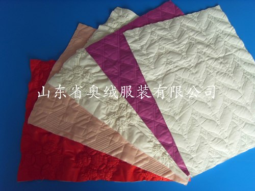 供应多种花型绗缝