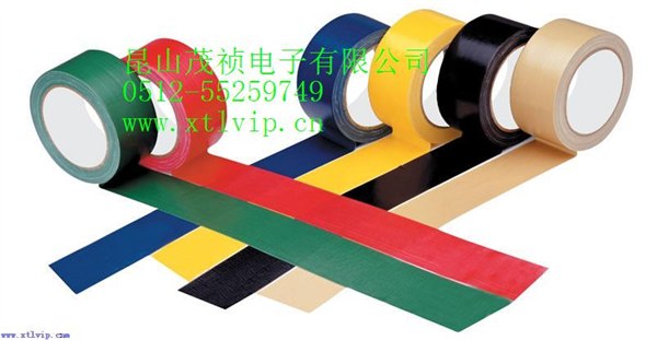 供应山东黑色布基胶带 安徽土棕色红胶布基胶带