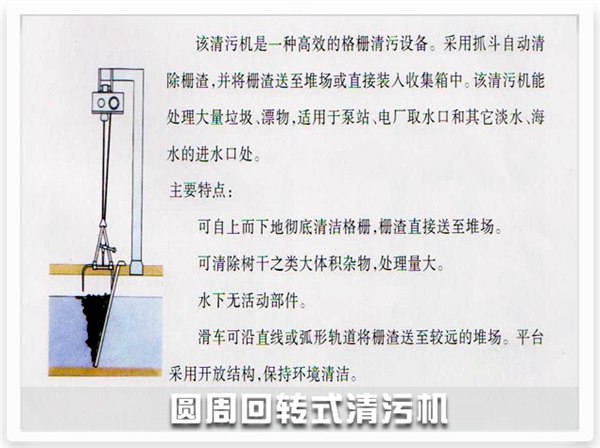 供应沈阳污水处理设备 圆周回转式清污机