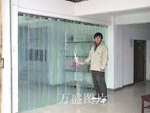 供应淡绿透明软门帘