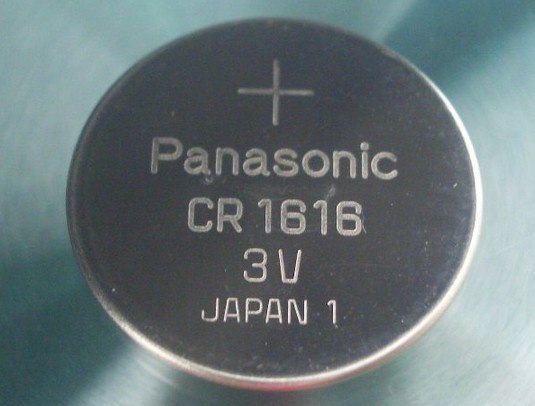 供应松下纽扣电池CR1616