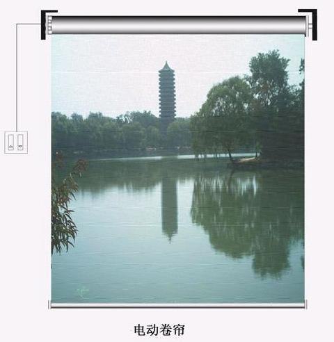 供应风景卷帘、办公窗帘、百叶窗帘、纱帘