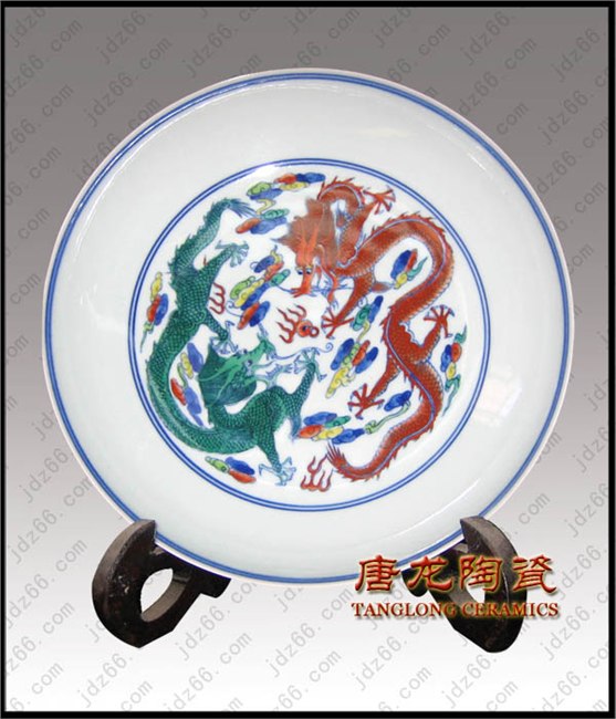 供应景德镇陶瓷婚庆礼品 陶瓷纪念盘