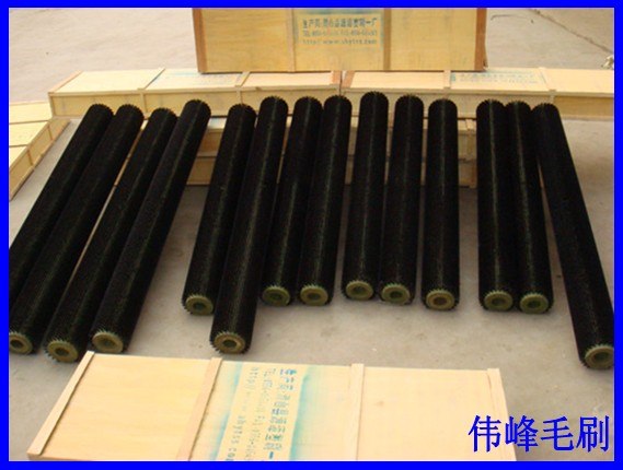 供应工业机械毛刷辊，尼龙毛刷辊