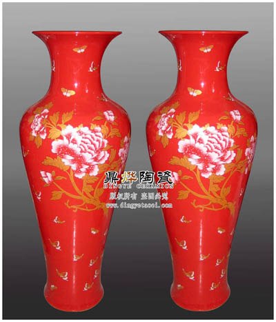 供应景德镇厂家批发陶瓷大花瓶