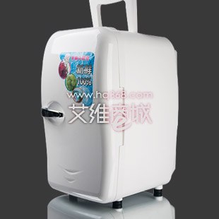 供应20升车家两用冷热小冰箱 艾维车载冰箱批发热卖