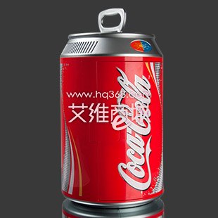 供应11升可乐型小冰箱 艾维车载冰箱批发 热卖