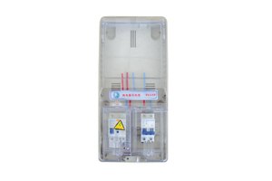供应两表位 防窃电型全透明电表箱