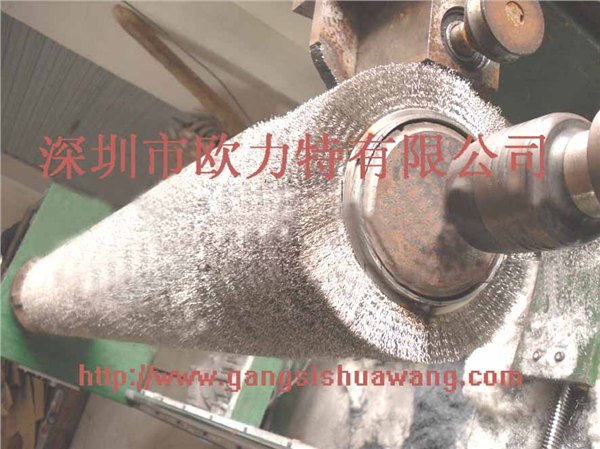 供应厦门长轴抛光钢丝刷|钢丝毛刷辊|长轴抛光钢丝轮