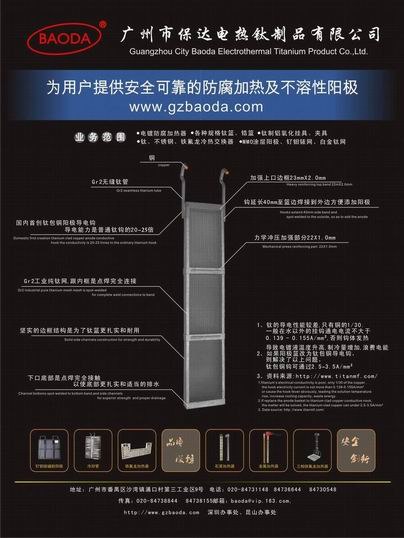 供应电镀钛篮 太蓝