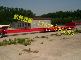 供应伸缩式低平板半挂车  抽拉式低平板半挂车 半挂车
