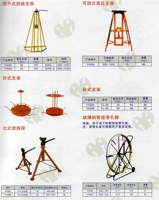供应电缆放线架，机械型电缆放线架