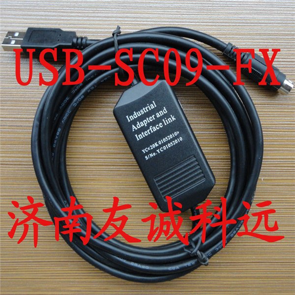 三菱PLC编程电缆程序下载线USB-SC09-FX可货到付款