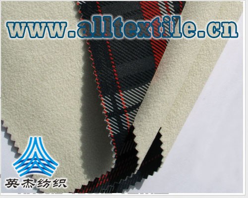 针织网眼布复合布 摇粒绒网眼布复合布
