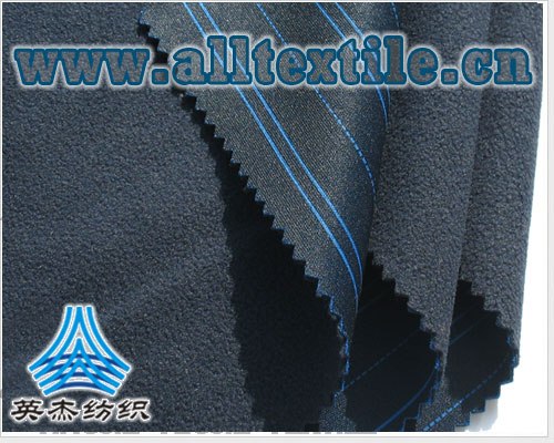 针织四面弹TPU复合面料 摇粒绒四面弹TPU复合面料