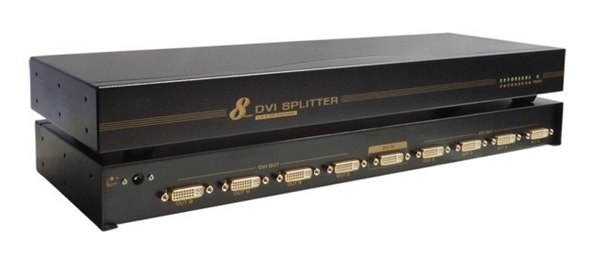 供应DVI分配器DVI一分八 DVI一进八出 DVI一拖八