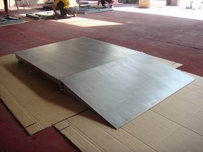 供应10t山西0.8*0.8m不锈钢电子地磅