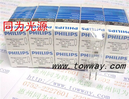 供应PHILIPS 7023 12V100W牙科灯泡 
