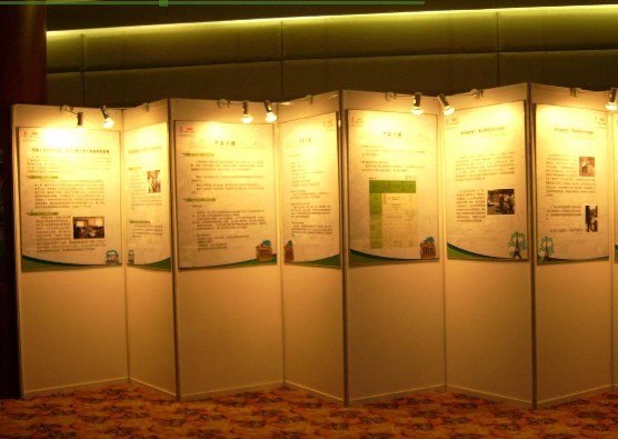 供应展览书画展板画展展板 标摊八棱柱展板 广告展板