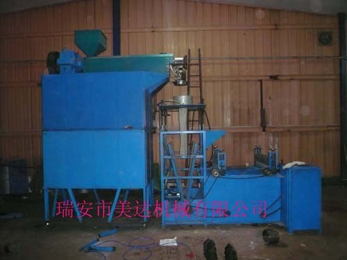 供应水冷的自封袋吹膜机，线型料自封袋模具美达供应商