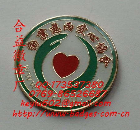 供应校徽，印刷胸章，东莞徽章