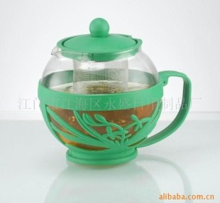 供应出口茶壶，750毫升花形如意壶